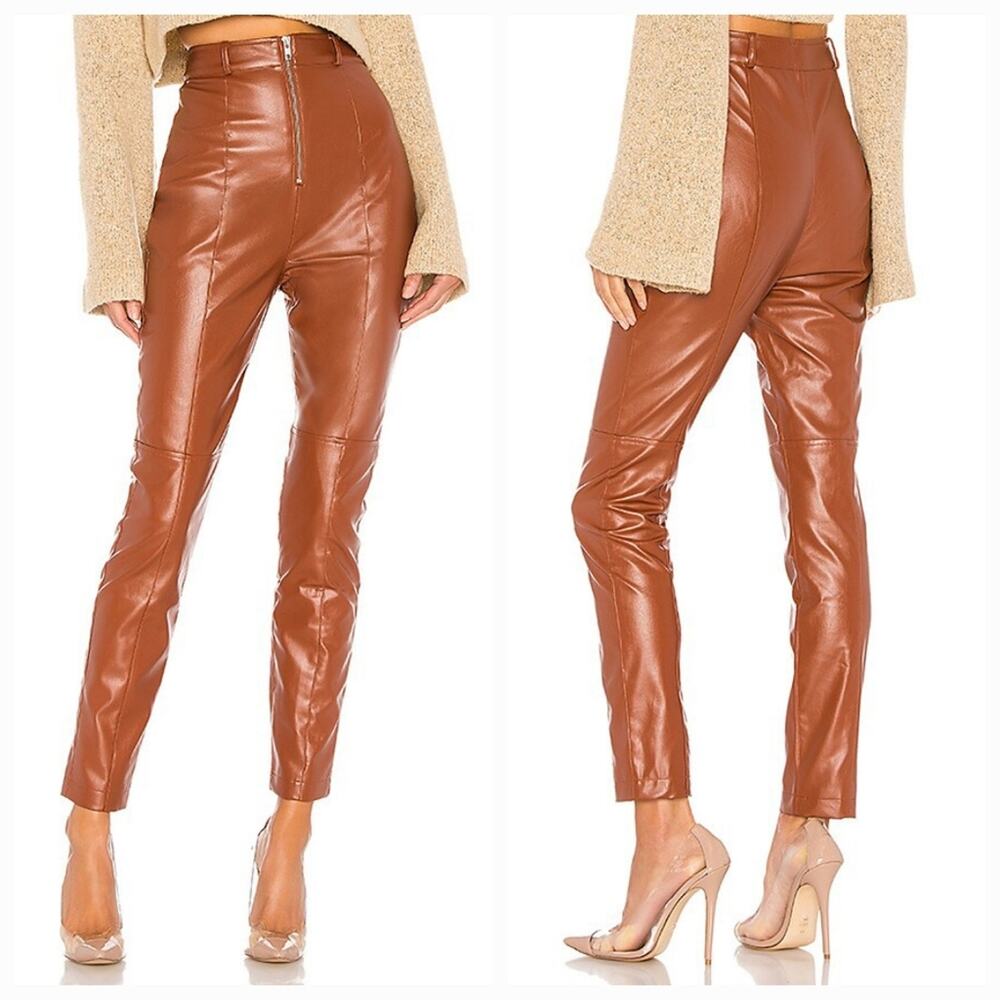 Lovers and Friends Georgie Pant in Chestnut Brown  Large